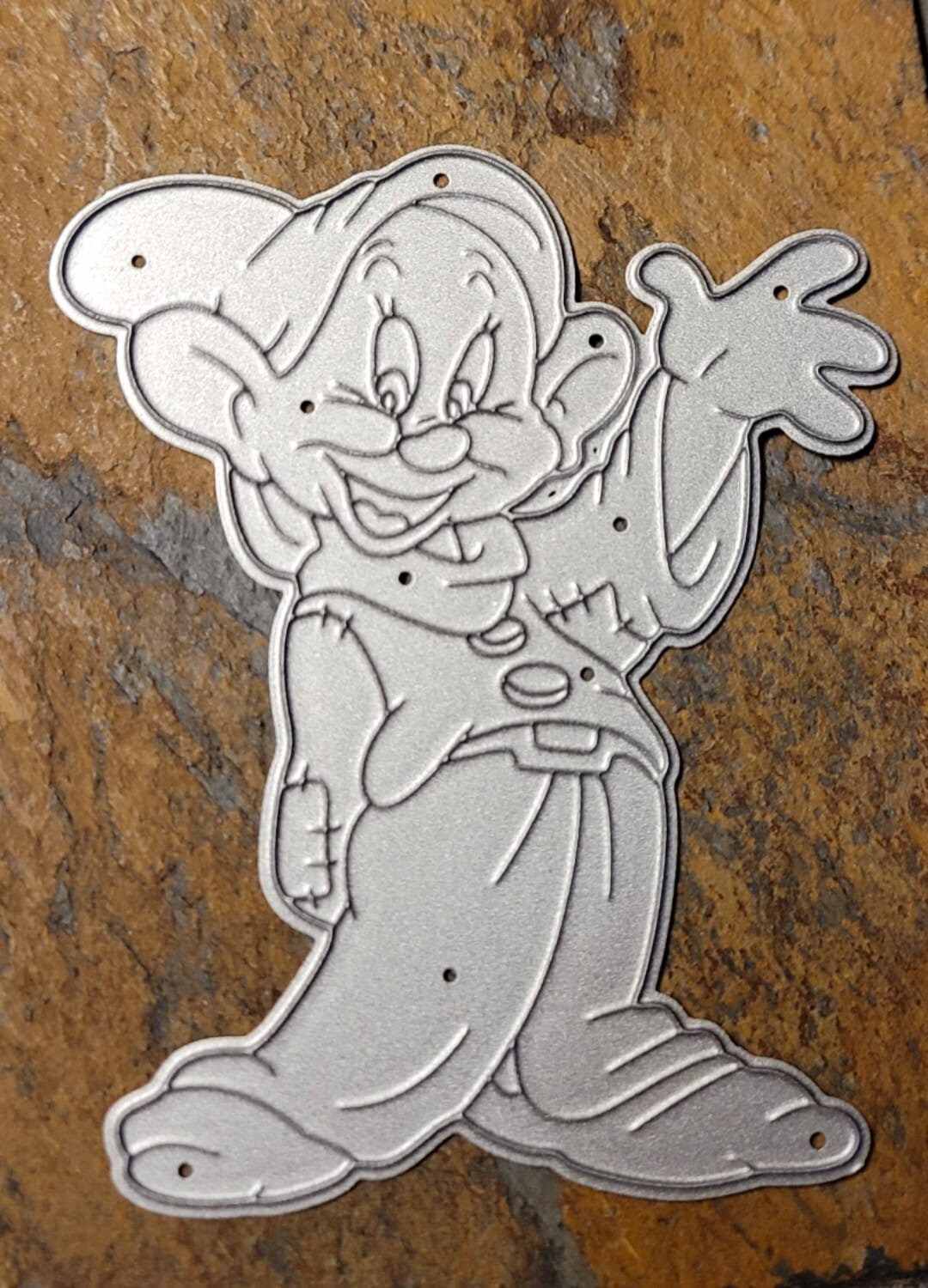 Happy Father's Day Metal Cutting Die Stencil - Carbon Steel Scrapbooking & Card Making Decoration