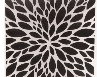 Flower Pedal Background Embossing Folder Card Making Scrapbooking Crafts Embellishment Texture