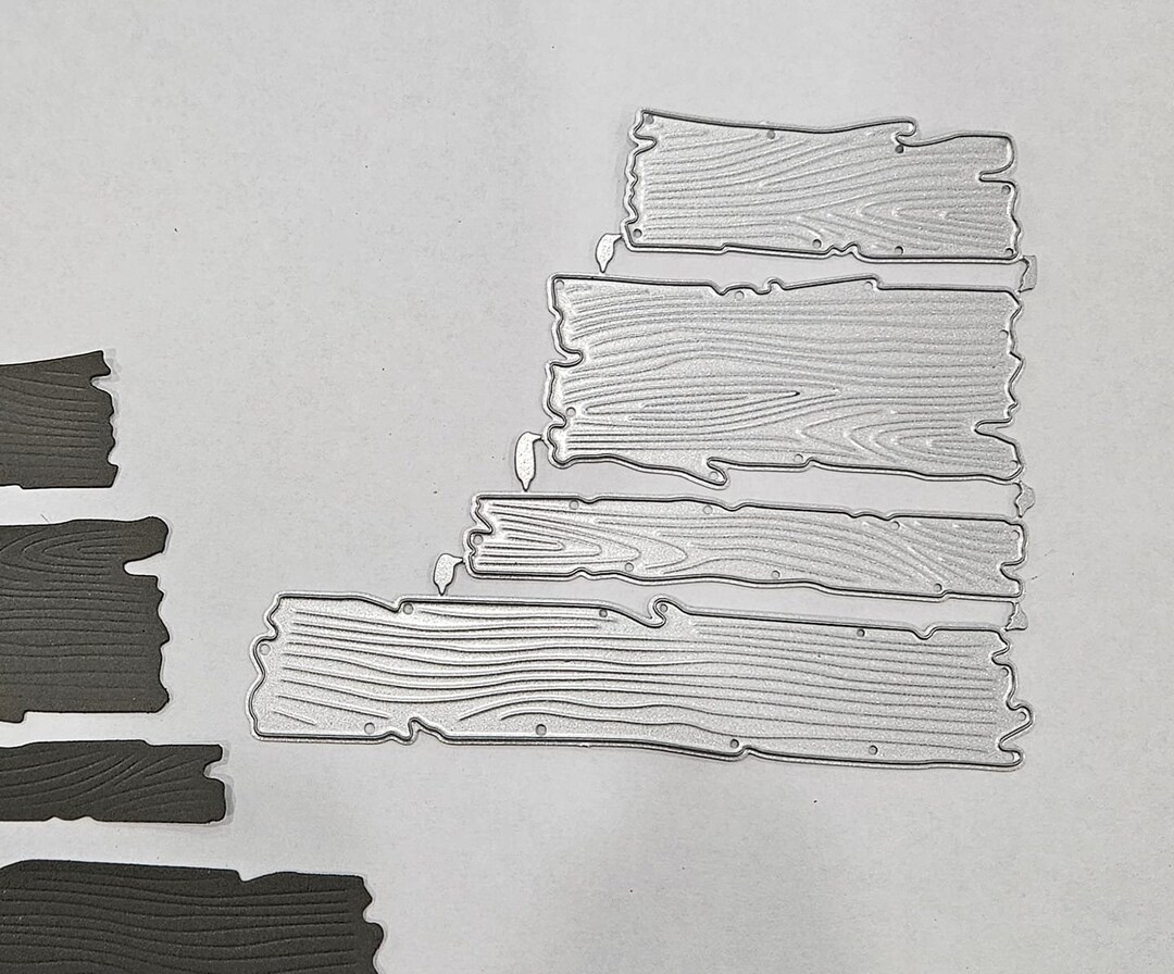 Wood Boards With Embossing Design Metal Cutting Dies Birthday Sympathy ...