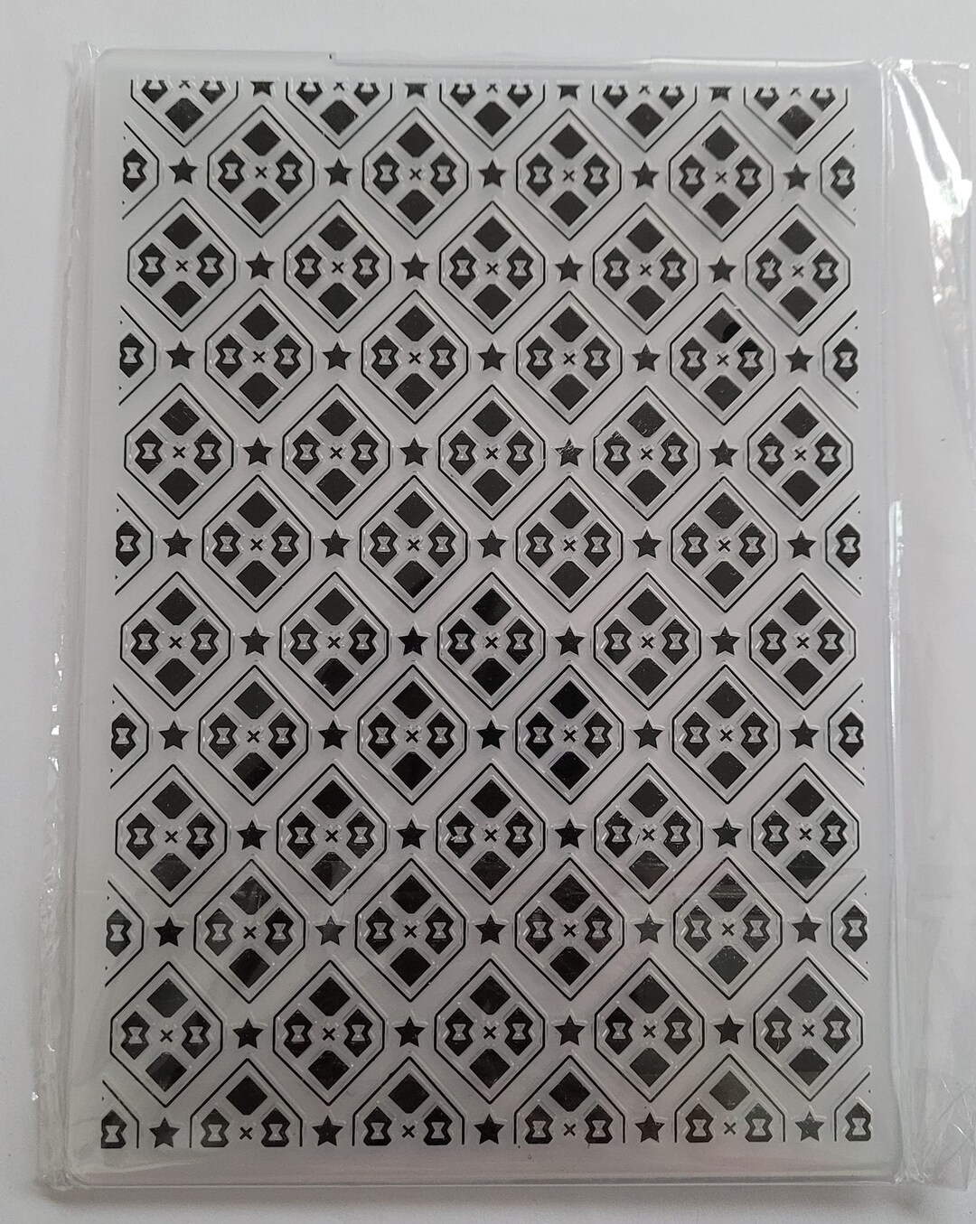 Diamond Embossing Folder Card Making Scrapbooking Crafts Embellishment