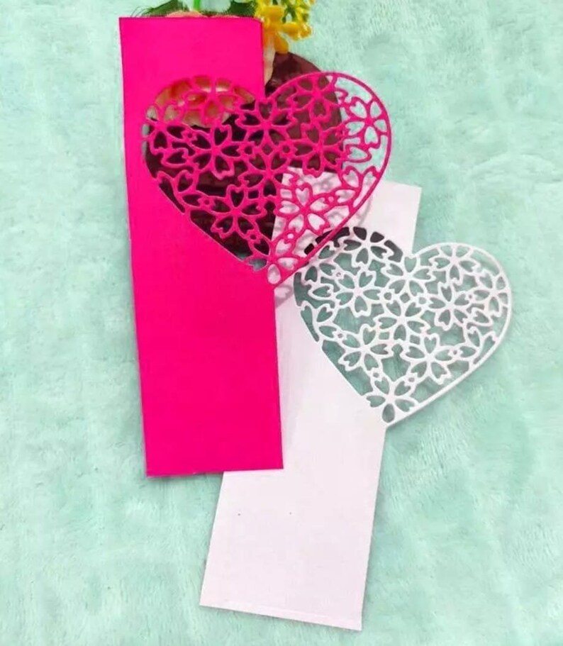 Heart Border Edge Card Frame Metal Cutting Die Greeting Birthday ...