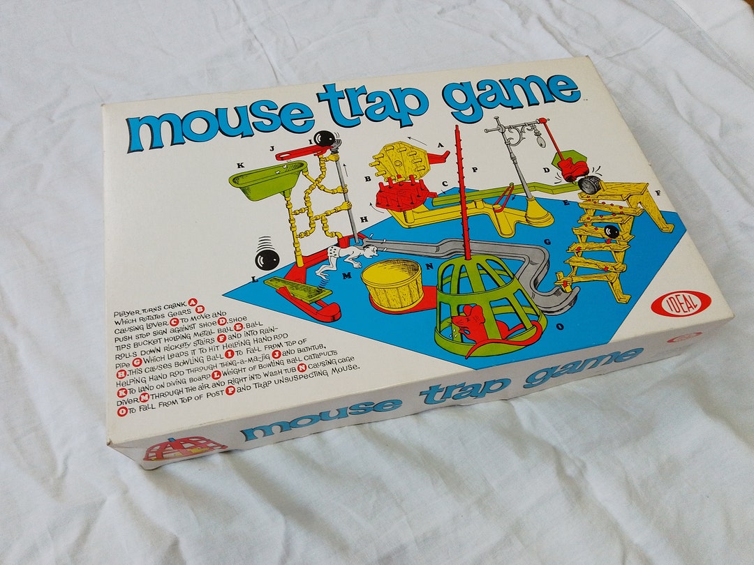 Vintage Mouse Trap Game Superb Condition 1963 Etsy