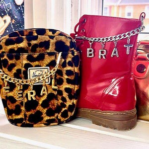 Y2K Chain Word Charms | Feral Brat Dope Sick Bag Accessory