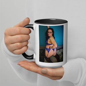 Blue Lingerie 2 - Sexy Photo Mug