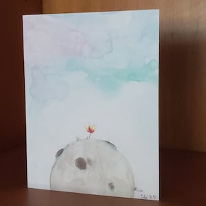 flower on the moon