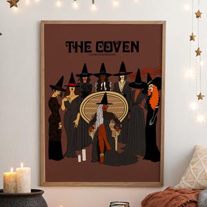 Gothic Witch Art Print: The Coven - Witchy Home Decor