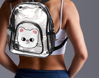 Hyunjin Skzoo Clear Stadium K-Pop Backpack | Stray Kids Stay | Jiniret