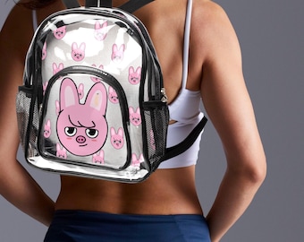 Changbin Skzoo Clear Stadium K-Pop Backpack | Stray Kids Stay | Dwaekki