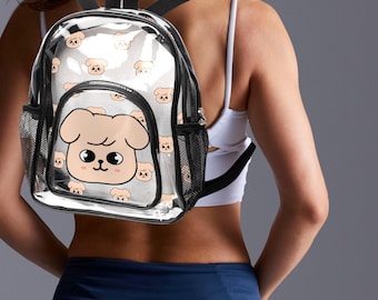Seungmin Skzoo Clear Stadium K-Pop Backpack | Stray Kids Stay | PuppyM