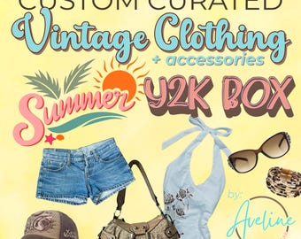 Personalized Vintage Y2K Style SUMMER Thrifted Clothing Box