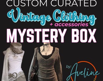 Personalized Vintage Clothing Box: Y2K, Fairy Grunge, Downtown, and more!