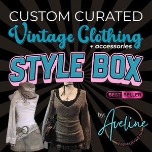 Personalized Vintage Clothing Box: Y2K, Fairy Grunge, Downtown, and more!