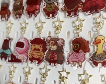 Lisa the Painful Ajeet Bo Buckets Clint Fardy Hernandez Queen Roger Harvey Garth Shocklord Terry Acrylic Keychain  Gift Ideas Chibi Kawaii