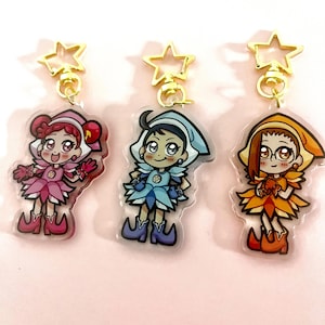 Magica Doremi Acrylic Keychain Acrylic Charm 2.5&quot; || 6cm Doremi Sinfony Senoo Melody Fujiwara Magical Girls 2000 Cartoons Anime Gift Idea