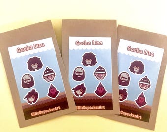 Gacha Lisa the Painful Lisa Armstrong Brad Armstrong Buddy Buzzo Rando 1.5" || 3cm Acrylic Keychain  Acrylic Charm Gift Ideas Chibi kawaii