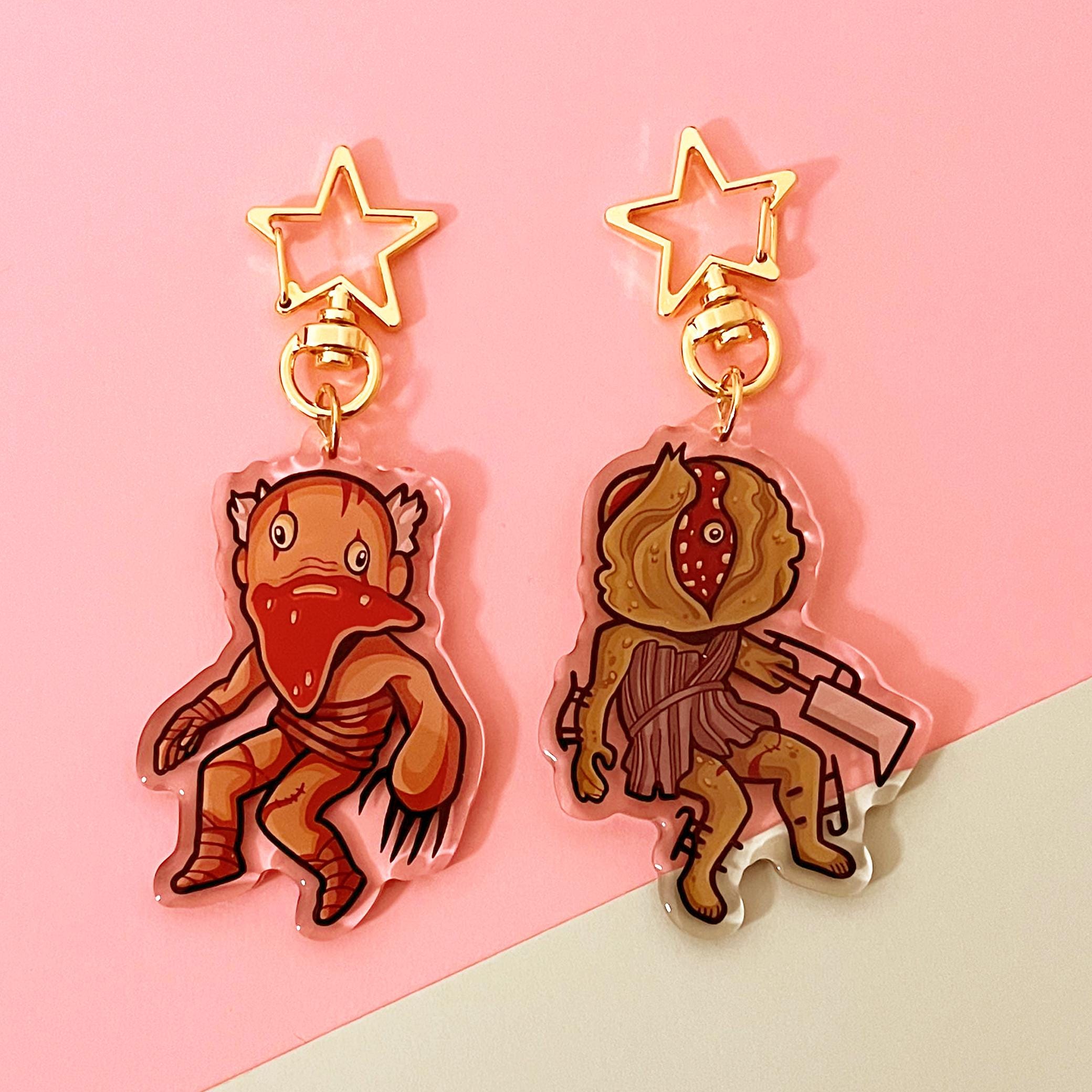 Amnesia the Dark Descent Acrylic Keychain Acrylic Charm 2.5" || 6cm Servant Grunt Gatherer Brute Enemy Mr Face horror game Gift Ideas Chibi