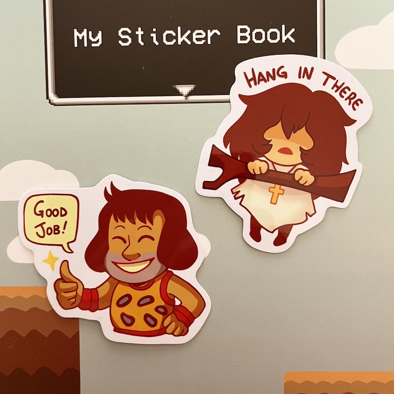 Stickers Lisa the Painful Buzzo Olan Hoyt Nern Guan Terry Hintz Rando ...