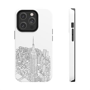 NYC Skyline Phone Case, Phone Case, Empire State Building, New York City Phone Case, NYC Gift, New York Souvenir, NY Travel Phone Case