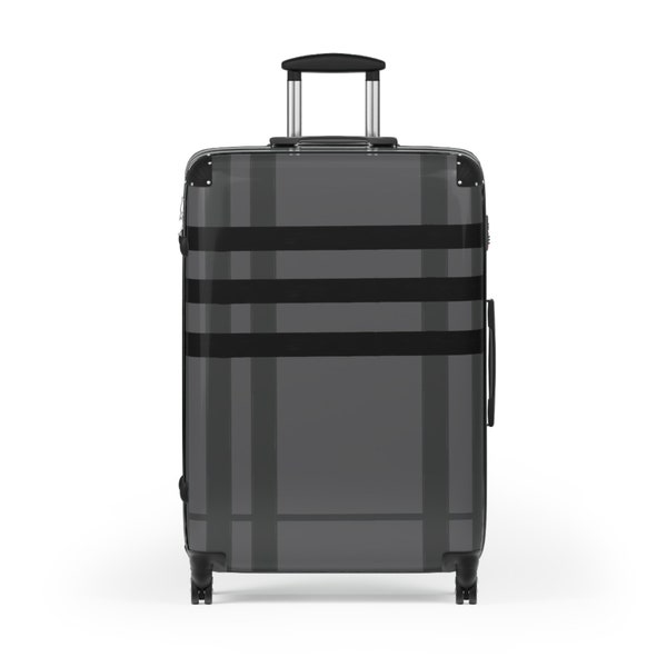 Suitcase, Luxury Suitcase, Black Color Suitcase, Black and Grey Suitcase, Suitcas with Lock, Suitcase with Password