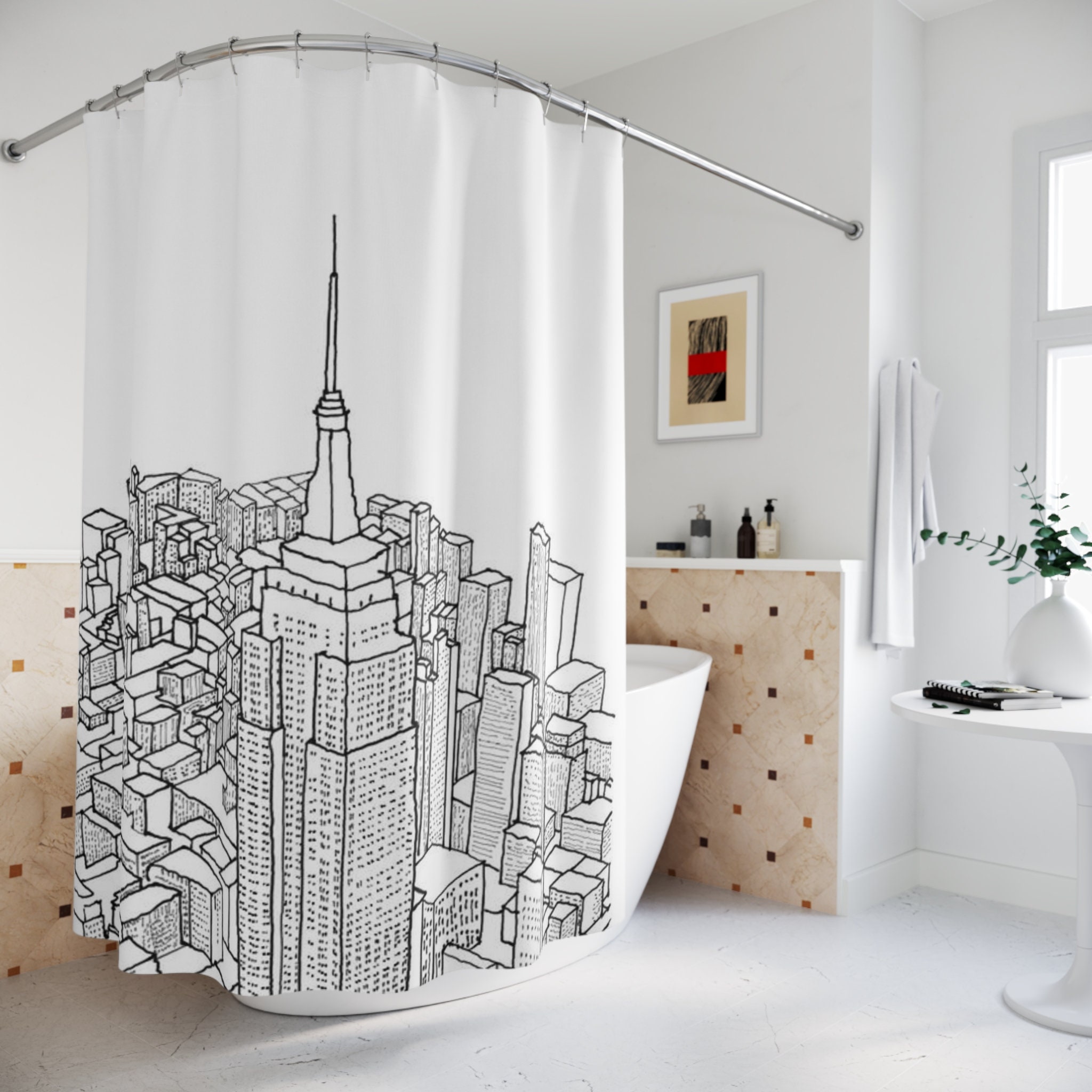 New york online shower curtain