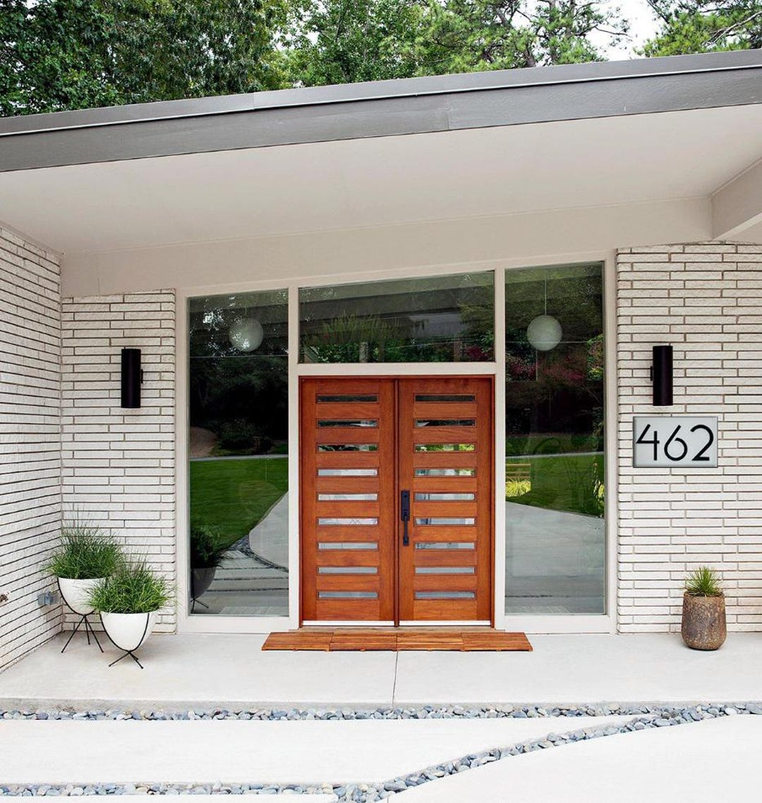 Mid-century Modern House Numbers – 3D Printed Address Sign, Exhibition ...