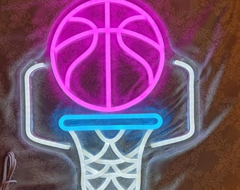 Basketball Neon Sign, Baseball Neon Sign for Room Decor, Football LED Neon Sign for boys and girls, soccer Lover Neon Sign Wall Decor