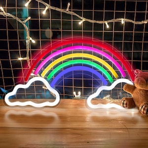 Lgbtqia Pride Month Rainbow Neon Sign | Coming Out Led Neon Light  | LGBT LED Neon Led Sign  | LGBT Coming Out Home decor Neon Sign