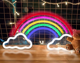 Lgbtqia Pride Month Rainbow Neon Sign | Coming Out Led Neon Light  | LGBT LED Neon Led Sign  | LGBT Coming Out Home decor Neon Sign