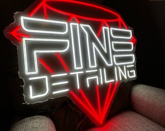 Business LED Logo Neon Sign LED Neon Light | Personalized Company and Shop Neon Sign | Acrylic Logo Sign | Led Logo Sign |  Sign