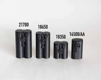 21700, 18650, 18350, 14500/AA Battery Container