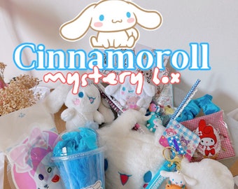 Cinnamoroll Sanrio Kawaii Mystery box Cadeaubundels voor meisjes Kawaii stationery box bags Geschenkdoos voor haar Kawaii sleutelhangers Kawaii Grab bags