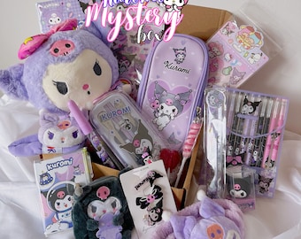 Scatola misteriosa Kawaii Pacchetti regalo Sanrio per ragazze Borse di cancelleria Kawaii Confezione regalo per lei Portachiavi Kawaii Peluche Kawaii Borse da presa