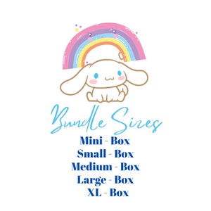 Cinnamoroll Sanrio Kawaii Mystery box Cadeaubundels voor meisjes Kawaii briefpapier box tassen Geschenkdoos voor haar Kawaii sleutelhangers Kawaii Grab bags afbeelding 3
