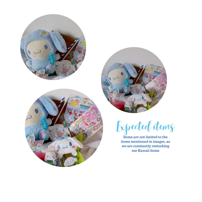 Cinnamoroll Sanrio Kawaii Mystery box Cadeaubundels voor meisjes Kawaii briefpapier box tassen Geschenkdoos voor haar Kawaii sleutelhangers Kawaii Grab bags afbeelding 4