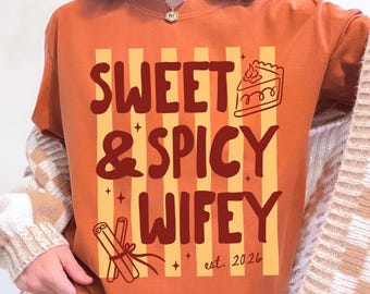 Fall Wifey Shirt, Bride to Be Tee, Thanksgiving Wedding Gift, Honeymoon Outfit