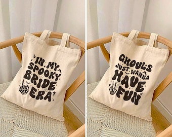 Bolsas de regalo para despedidas de soltera espeluznantes, bolsas de regalo para despedidas de soltera de Halloween, bolsas de regalo para bodas góticas, despedidas de soltera, despedidas de soltera de esqueleto, regalo para damas de honor