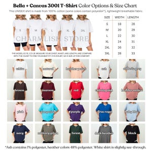 a women's t - shirt with different colors and sizes