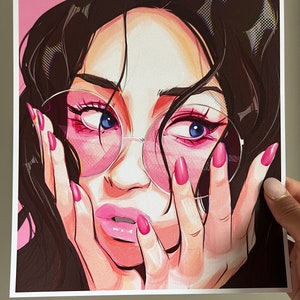 Pink Girl | Art Print