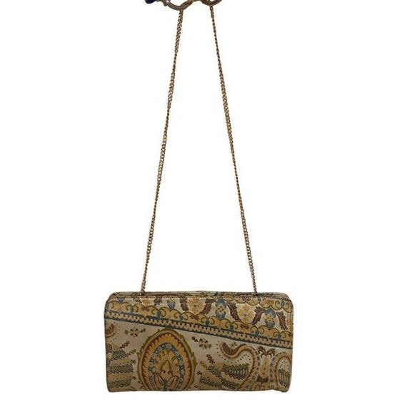 Vintage Morris Moskowitz Clutch Shoulder Bag Prin… - image 2