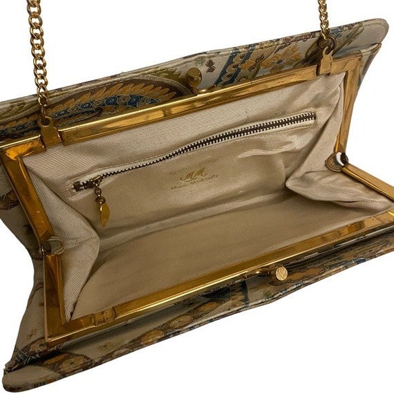 Vintage Morris Moskowitz Clutch Shoulder Bag Prin… - image 6