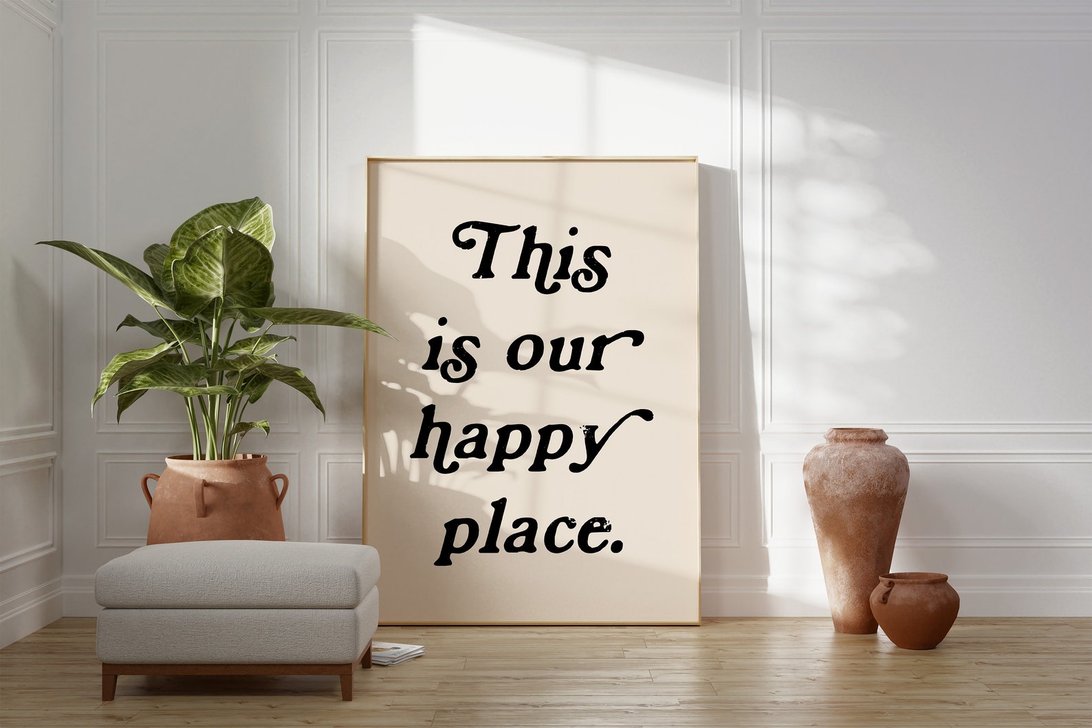This is Our Happy Place Wall Decor Quote Prints Our Happy Etsy