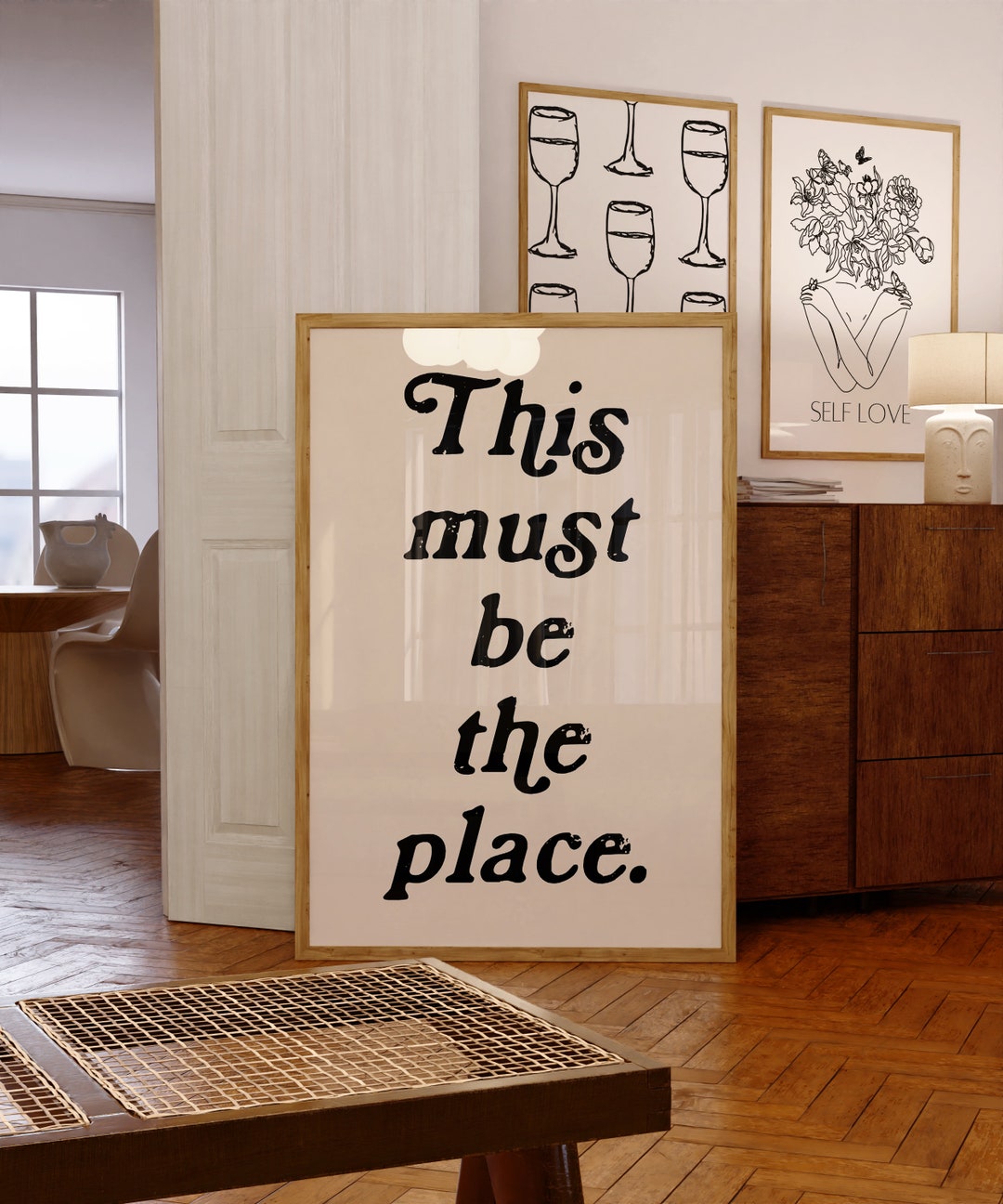 This Must Be the Place Wall Decor, Quote Prints, the Place Poster, Kids