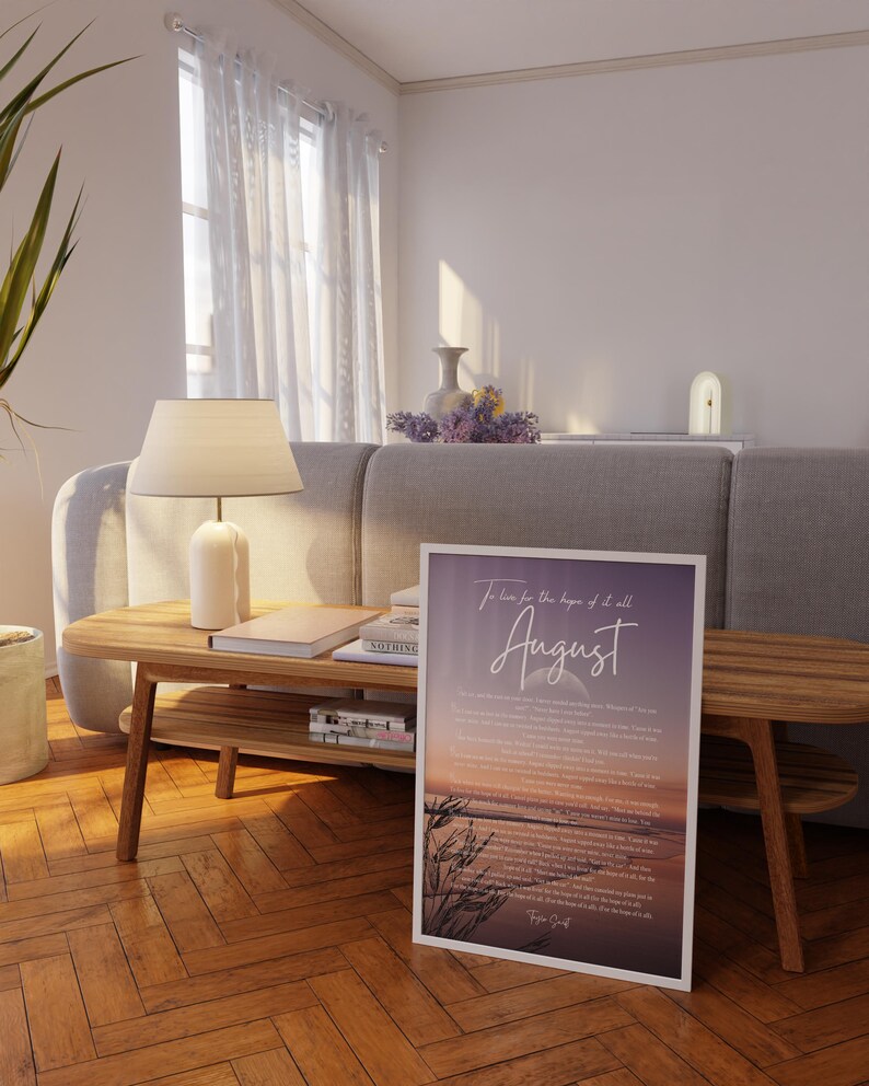 August Taylor Swift Lyrics Poster, August Lyrics, Taylor Swift August Poster, Taylors Version