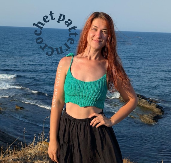 Erato Corset Top Crochet Pattern, Written Pdf Tutorial, Cute