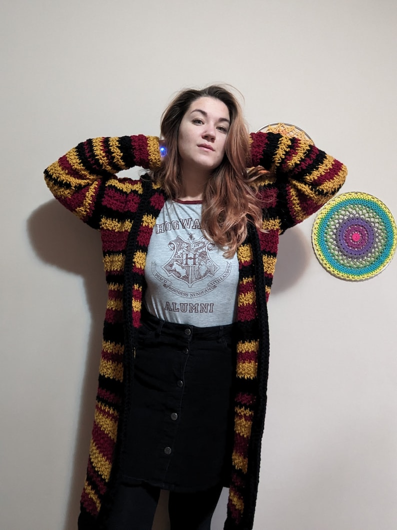 The Sorting Coat written crochet pattern, pdf PATTERN wizard image 8