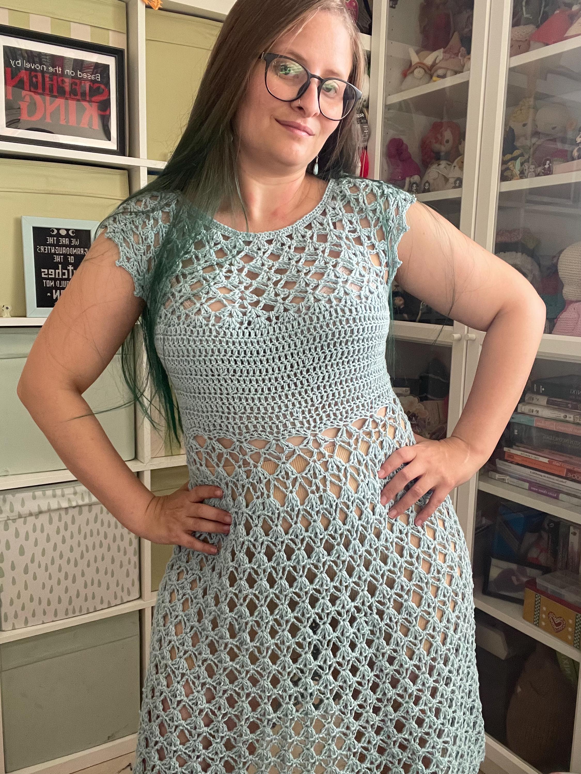 Daphnaie Dress Written Crochet Pattern, Pdf Pattern, Crochet Tutorial - Etsy