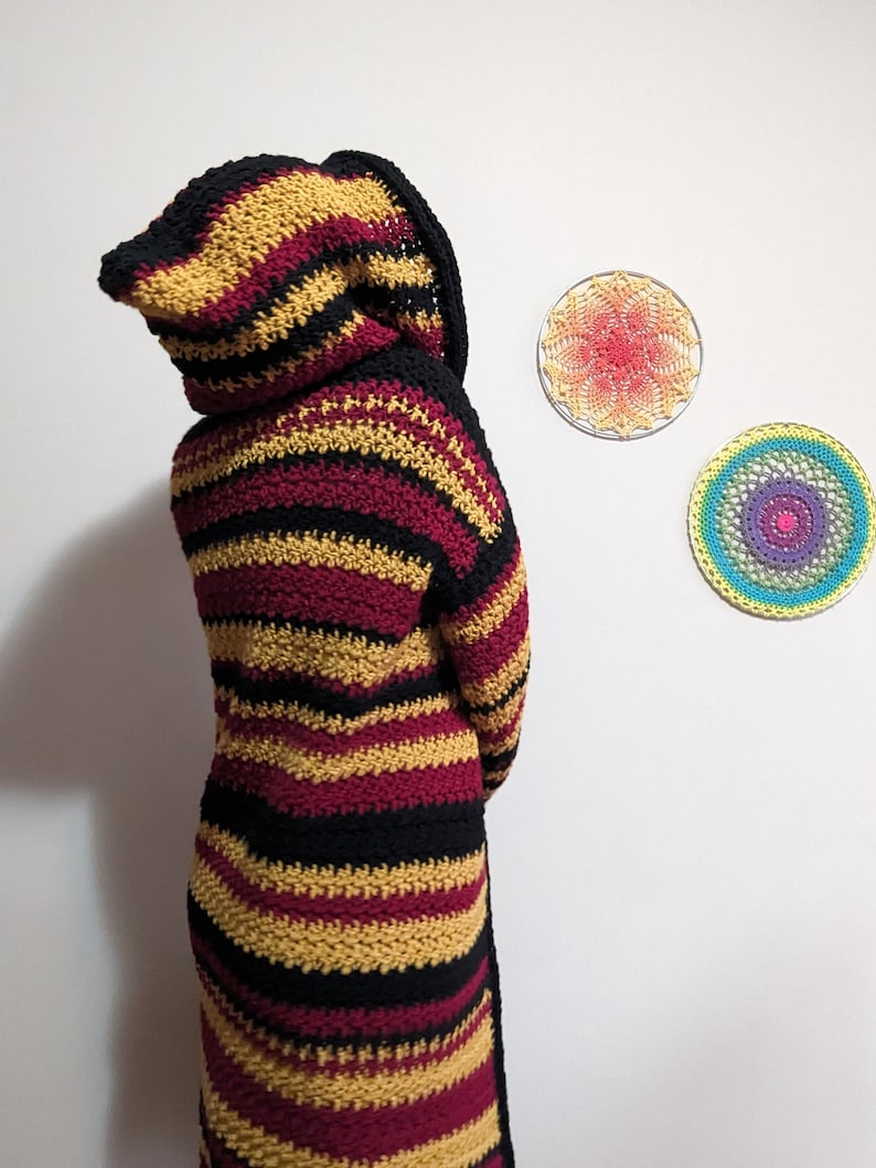 The Sorting Coat written crochet pattern, pdf PATTERN wizard image 7