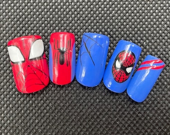Uñas postizas de Spider-Man