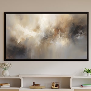 Abstract frame tv art collection, minimalist