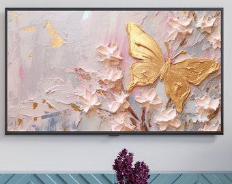 Samsung Frame TV Art Bundle Collection, Stunning Abstract Art, Wall Art, Digital Download, Instant Download Butterfly